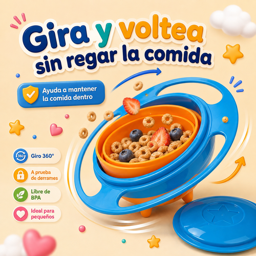 GiraBebé™ | Come solito, sin derrames 👶🍽️ 2x1