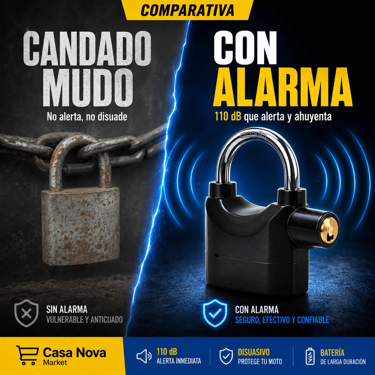 MotoGuard™ | Alarma + protección antirrobo 🏍️🔊