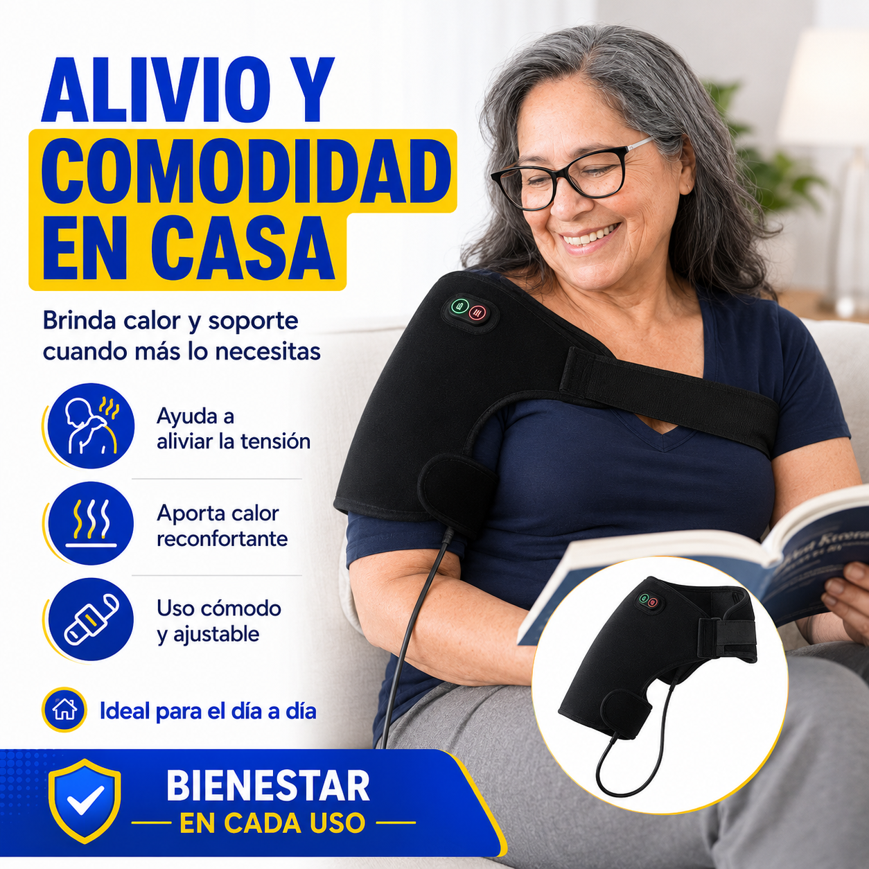 HombroRelax™ | Terapia térmica ajustable