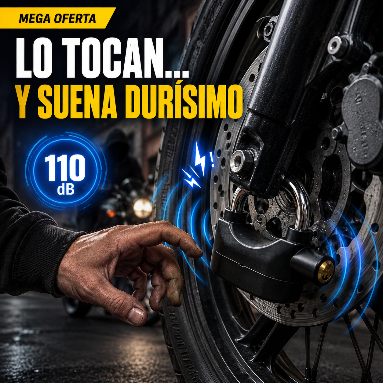 MotoGuard™ | Alarma + protección antirrobo 🏍️🔊