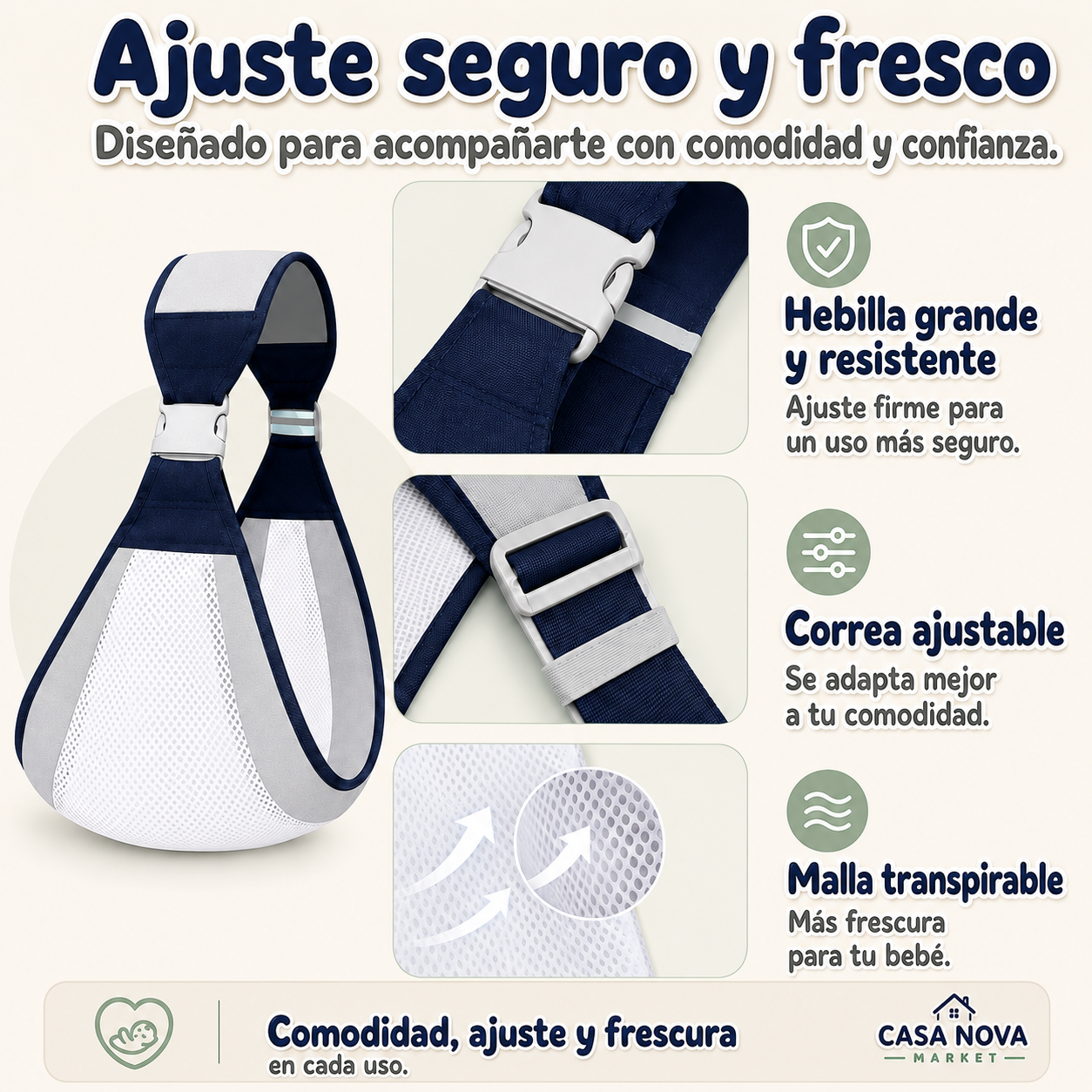 BebéComfort™  | Cargador de BeBe  👶💤