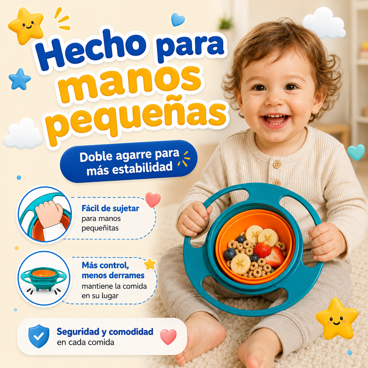 GiraBebé™ | Come solito, sin derrames 👶🍽️ 2x1