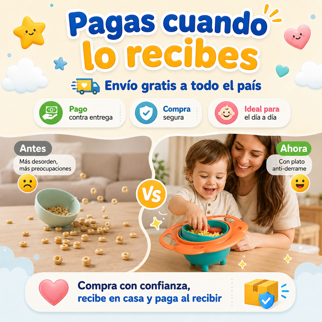 GiraBebé™ | Come solito, sin derrames 👶🍽️ 2x1