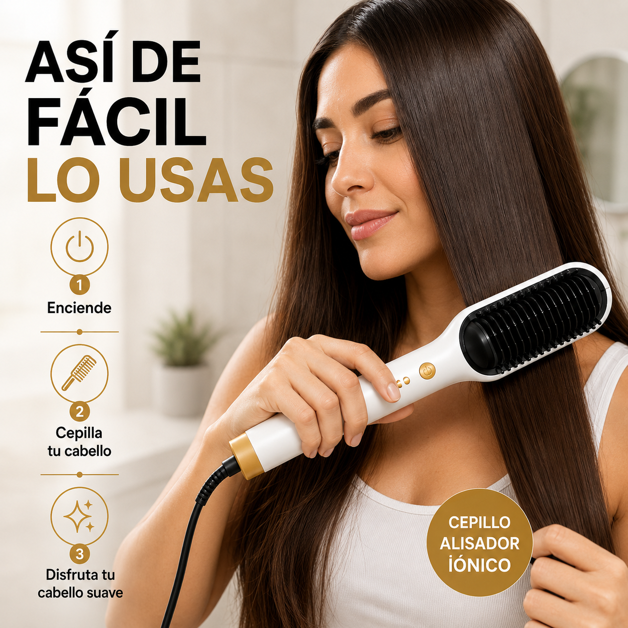 LisoGlow™ | Menos frizz, más suavidad ✨💇‍♀️