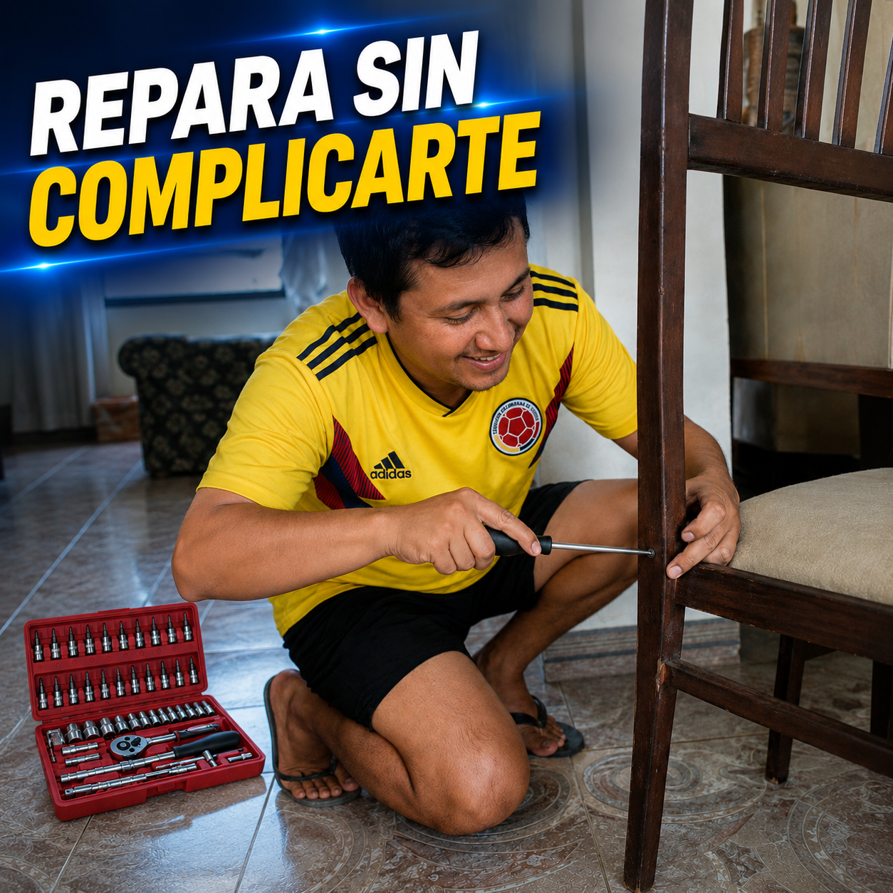 Una Herramienta 46 Funcionalidades  | KIT De Herramientas 46 Piezas en 1 🧰🔧