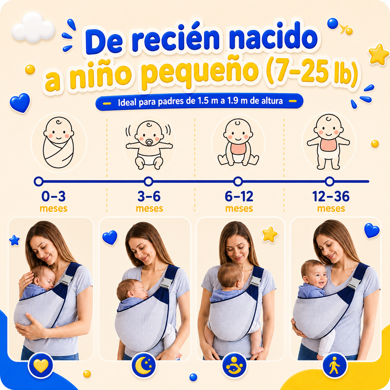 BebéComfort™ | Ergonomía + protección 👶💤