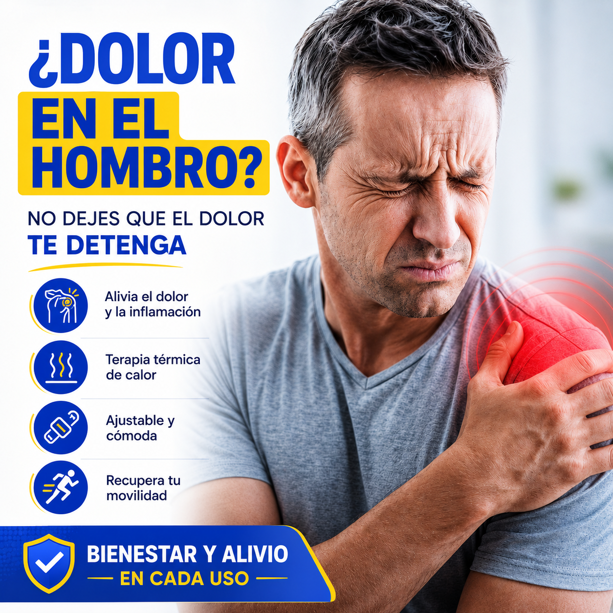 HombroRelax™ | Terapia térmica ajustable