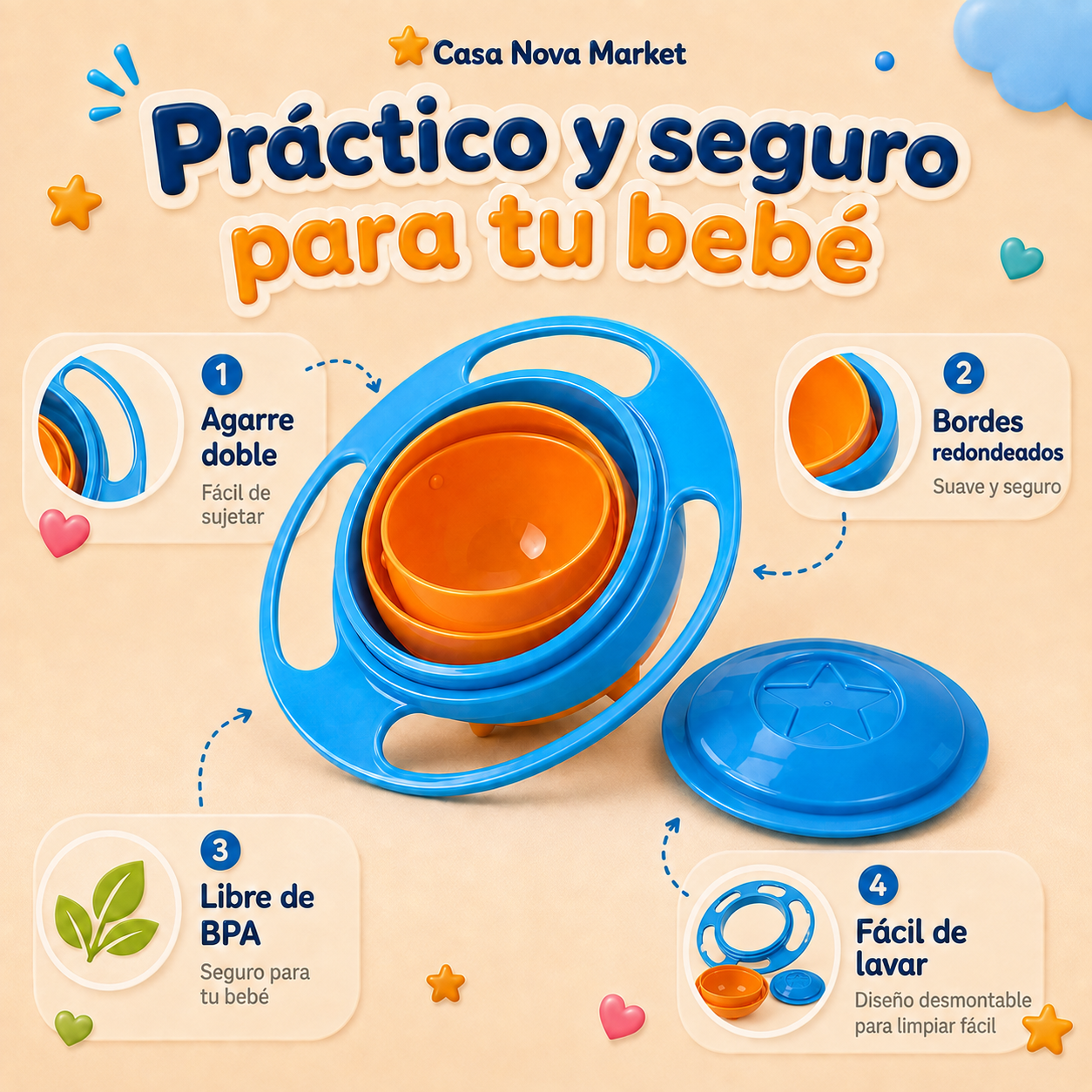 GiraBebé™ | Come solito, sin derrames 👶🍽️ 2x1