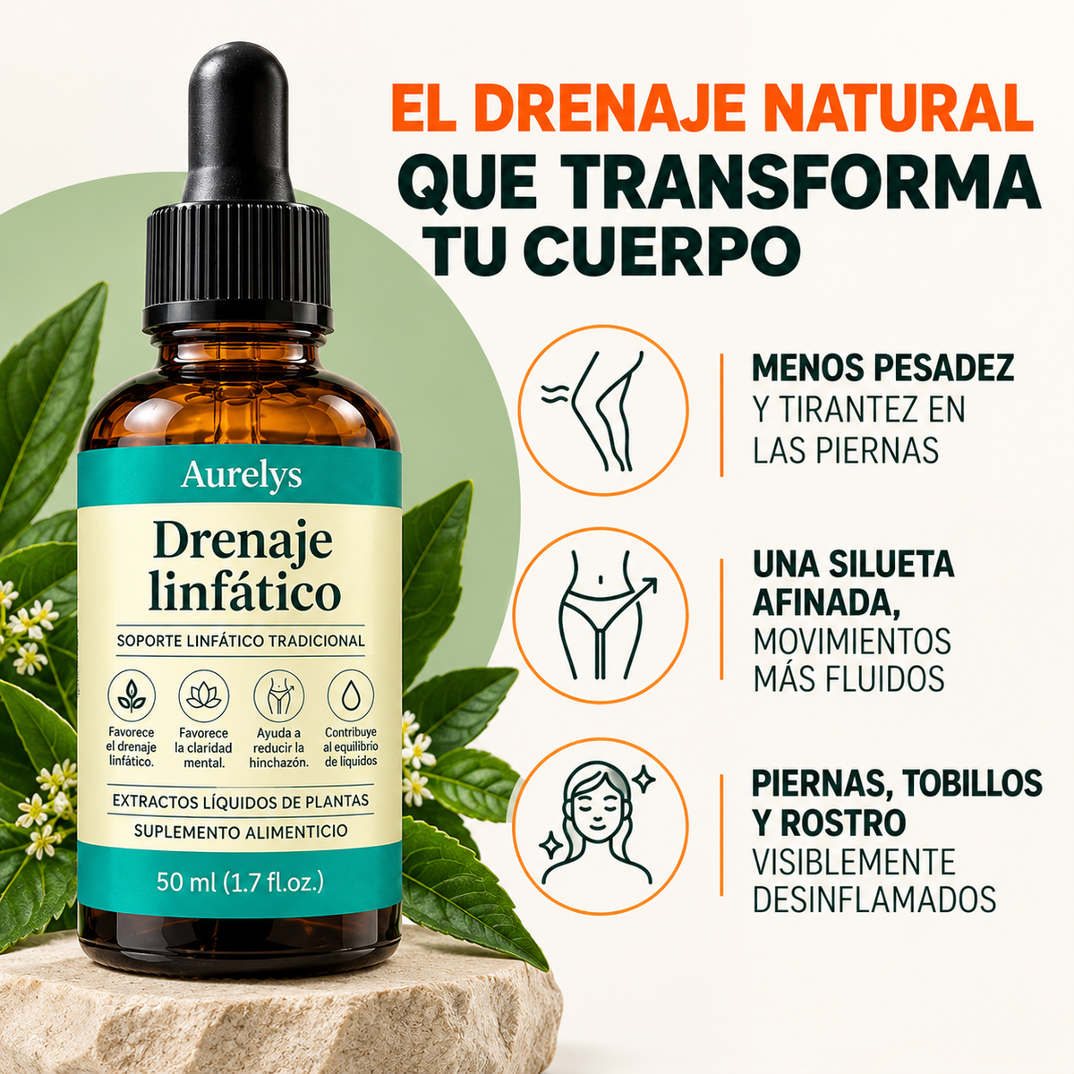 Lymphatic Drainage™ l Elimina la pesadez