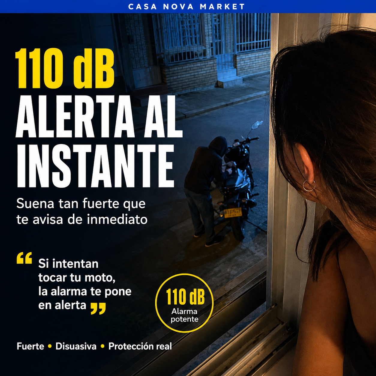 MotoGuard™ | Alarma + protección antirrobo 🏍️🔊
