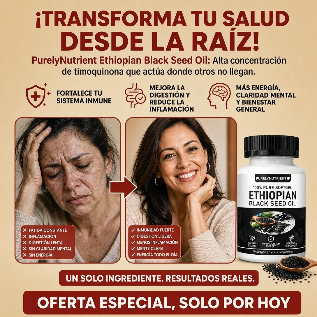 semilla negra Ethiopian  60 softgels